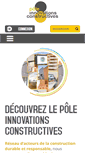 Mobile Screenshot of pole-innovations-constructives.com